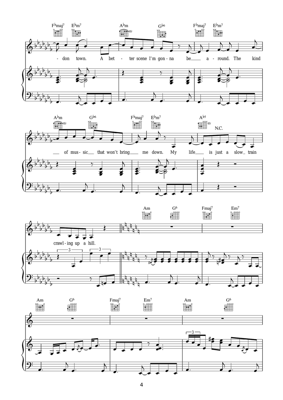 Crawling Up A Hill Crawling Up A Hill Acoustic Guitar scores gallery preview page 4