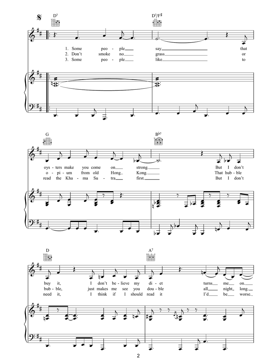 My Aphrodisiac Is You My Aphrodisiac Is You Piano, Vocal, Guitar scores gallery preview page 2
