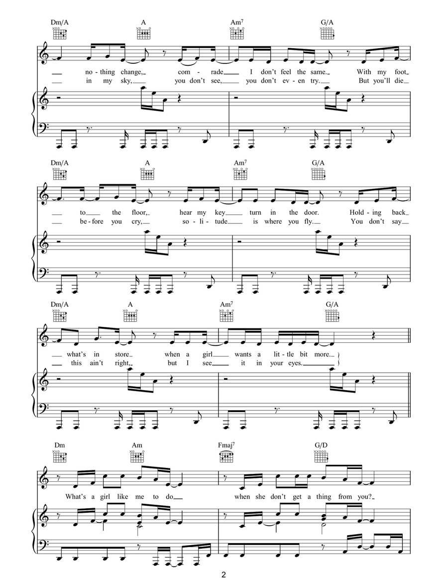 See It In A Boy's Eyes See It In A Boy's Eyes Piano, Vocal, Guitar scores gallery preview page 2