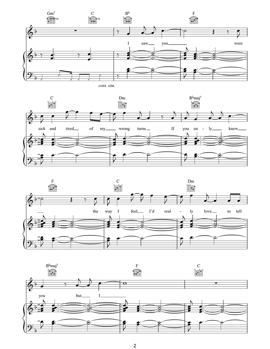 On A Day Like Today On A Day Like Today Piano, Vocal, Guitar scores gallery preview page 2