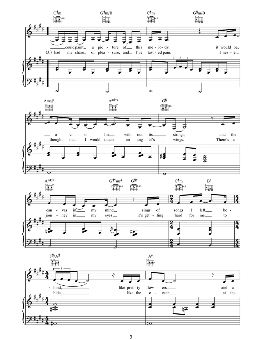 Heavy On My Heart Heavy On My Heart Piano, Vocal, Guitar scores gallery preview page 3