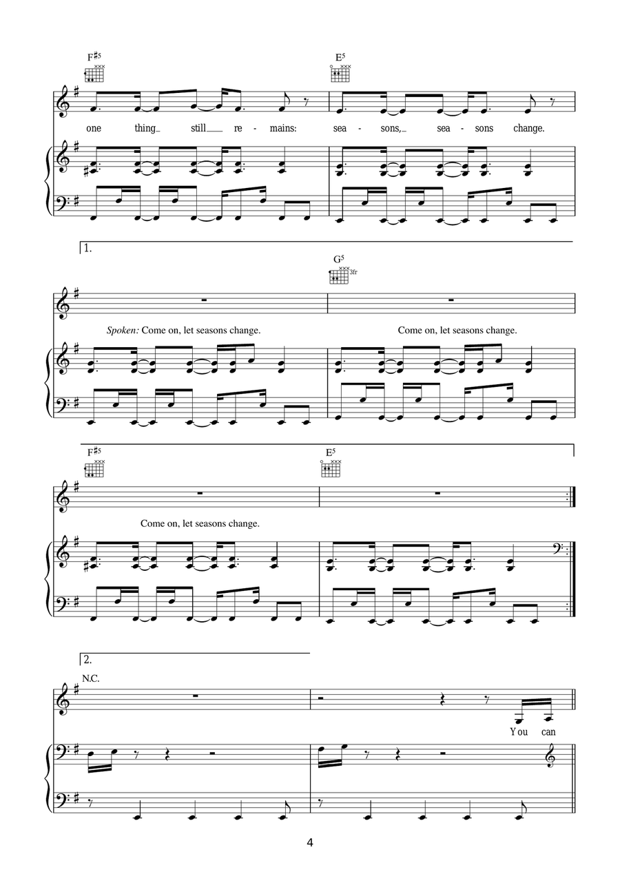 Seasons Change Seasons Change Acoustic Guitar scores gallery preview page 4