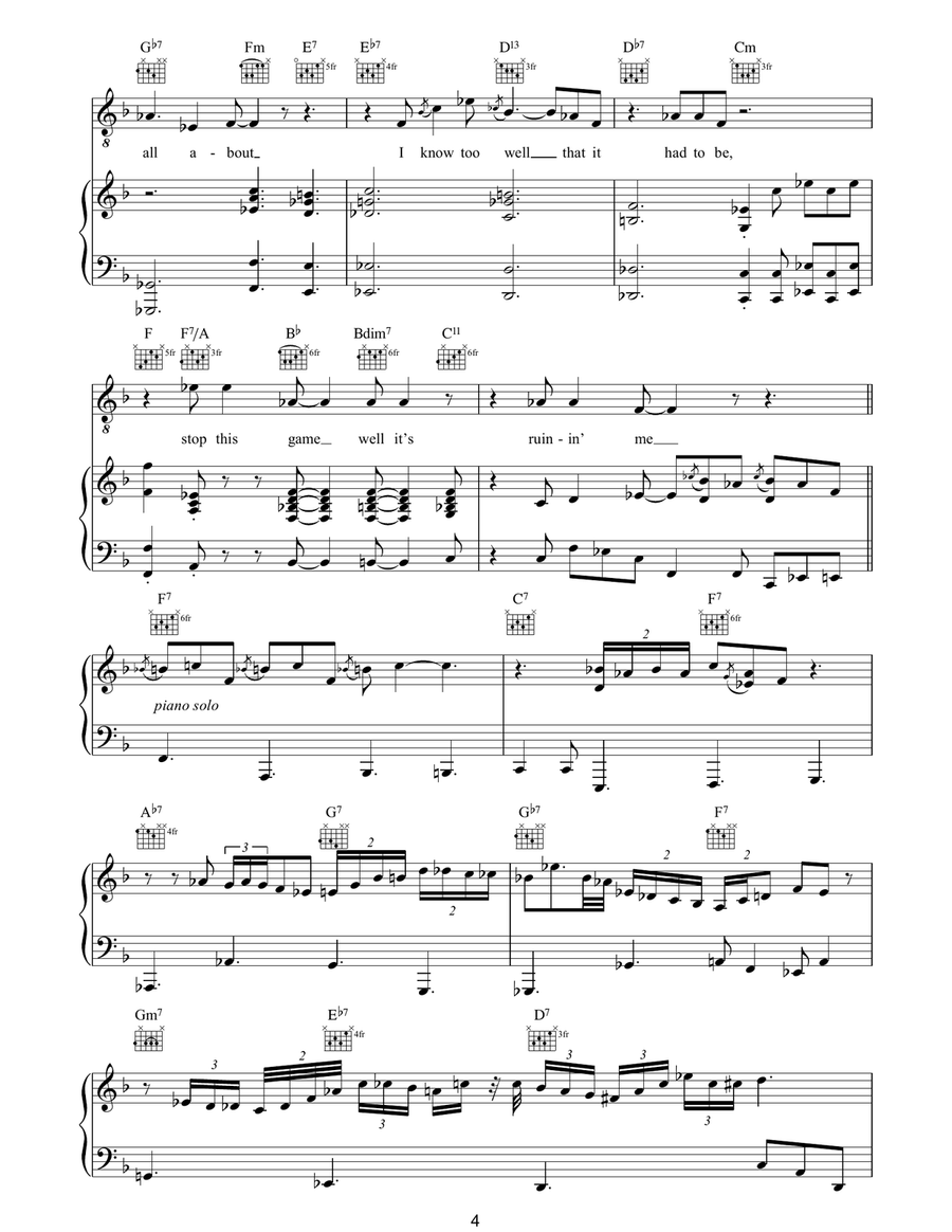 Stop This World Stop This World Piano, Vocal, Guitar scores gallery preview page 4