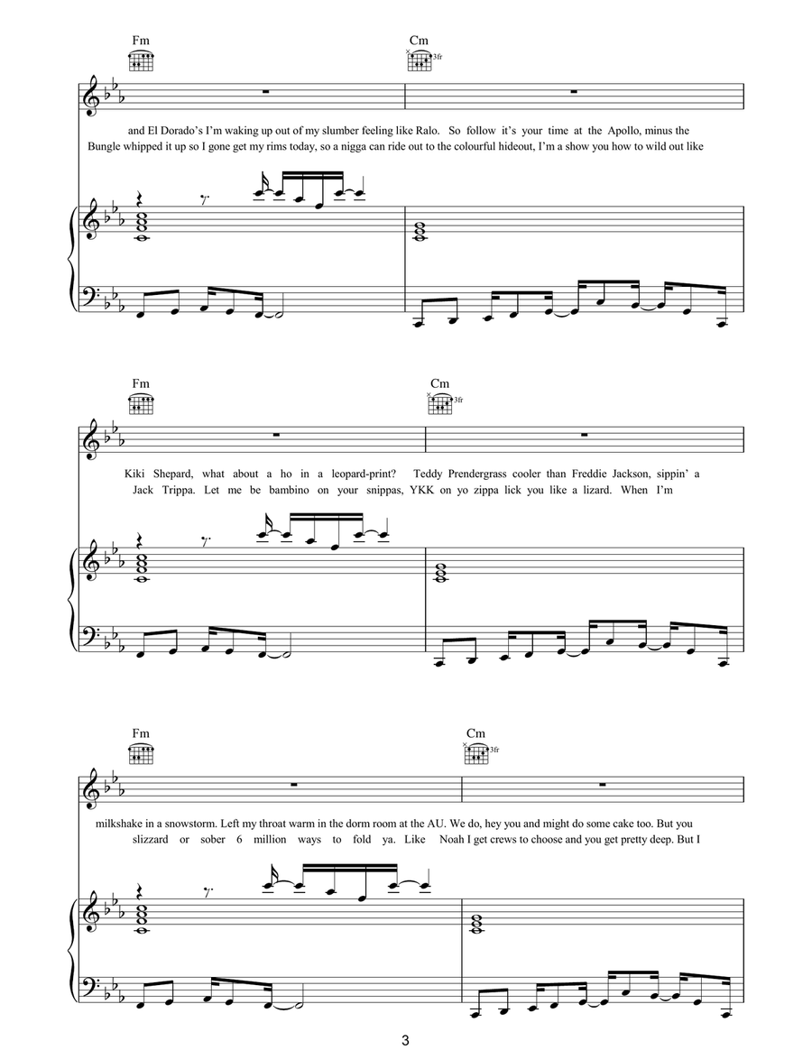 So Fresh, So Clean So Fresh, So Clean Piano, Vocal, Guitar scores gallery preview page 3