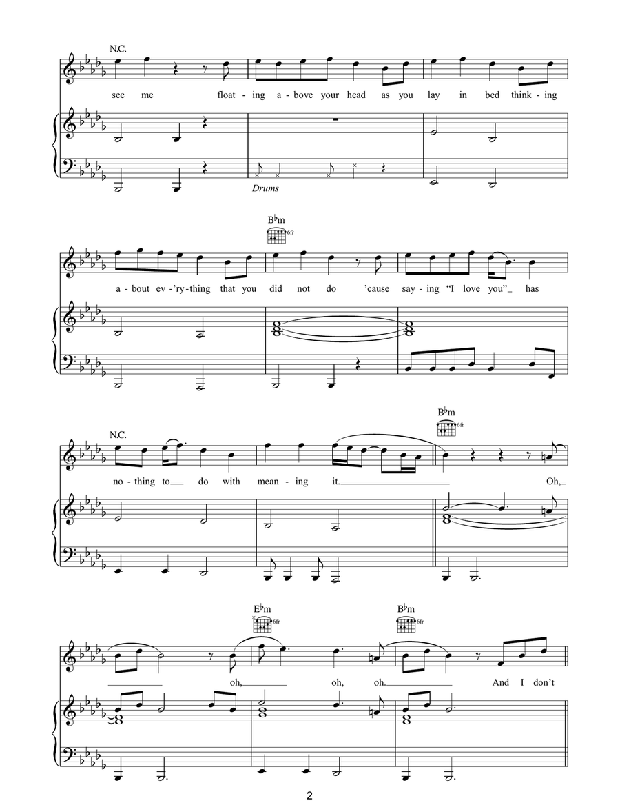 Through With You Through With You Acoustic Guitar scores gallery preview page 2
