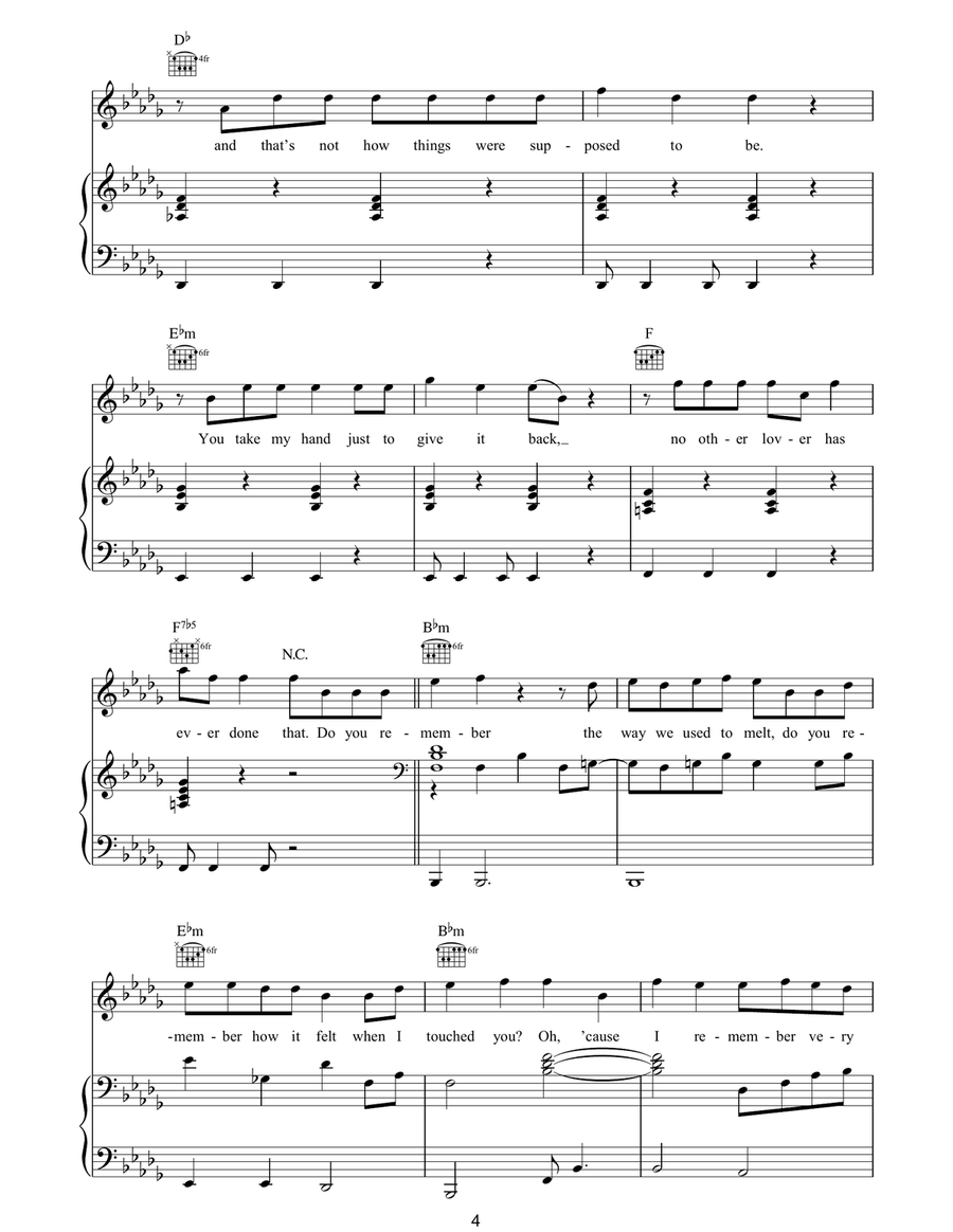 Through With You Through With You Acoustic Guitar scores gallery preview page 4