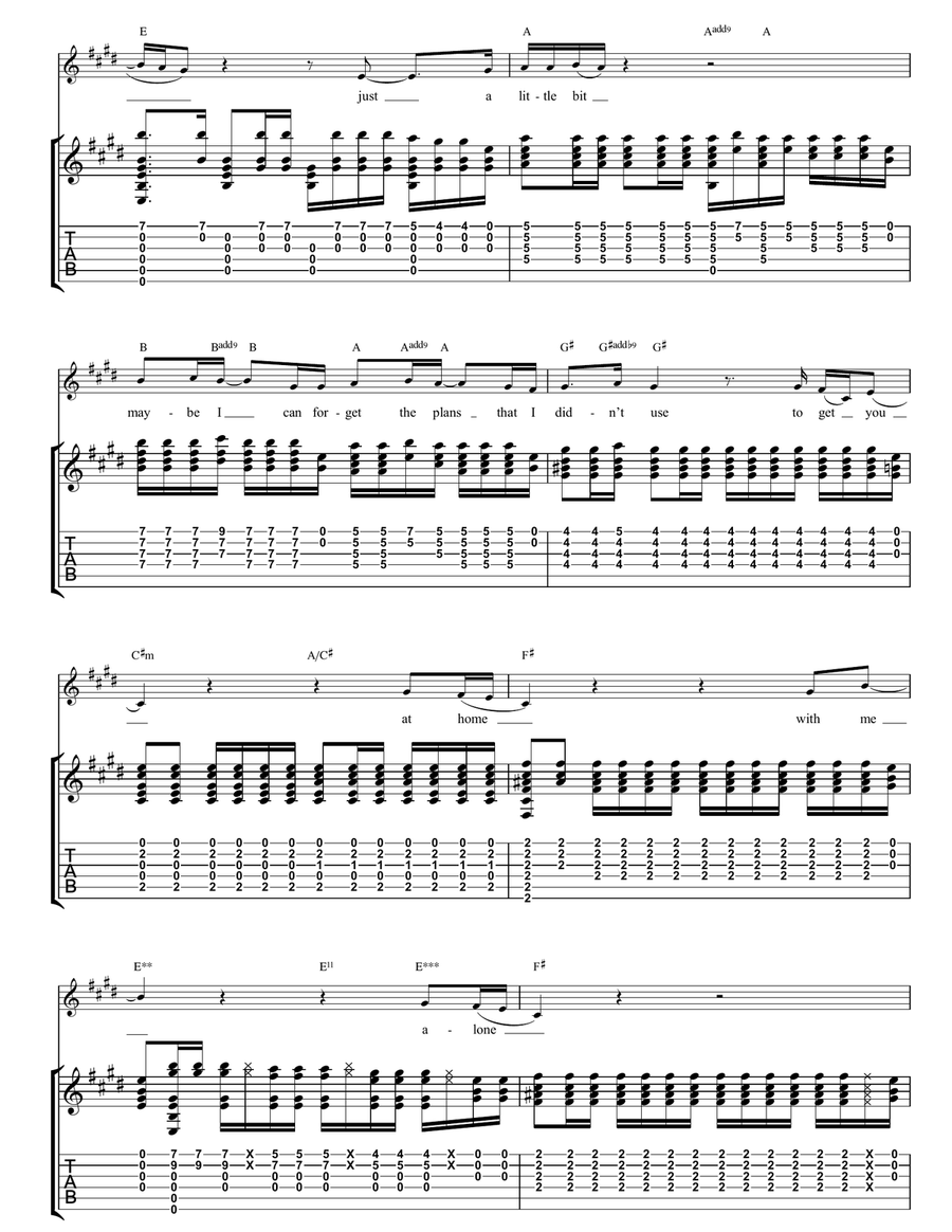 If I Laugh by Cat Stevens Acoustic Guitar - Digital Sheet Music page 3