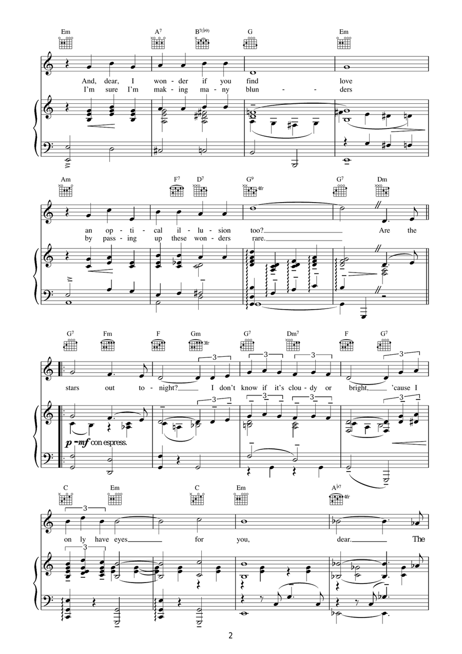 I Only Have Eyes For You I Only Have Eyes For You Acoustic Guitar scores gallery preview page 2
