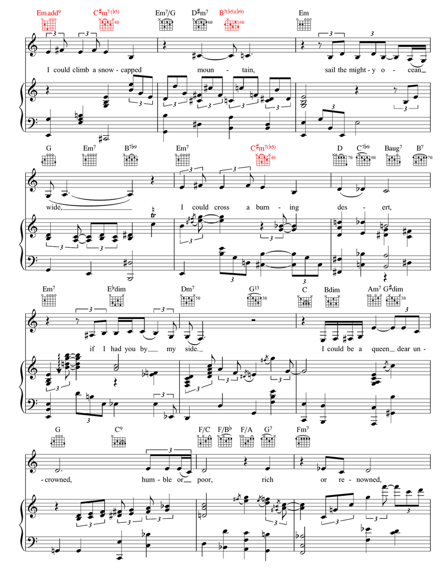 If I Had You If I Had You Piano, Vocal, Guitar scores gallery preview page 3