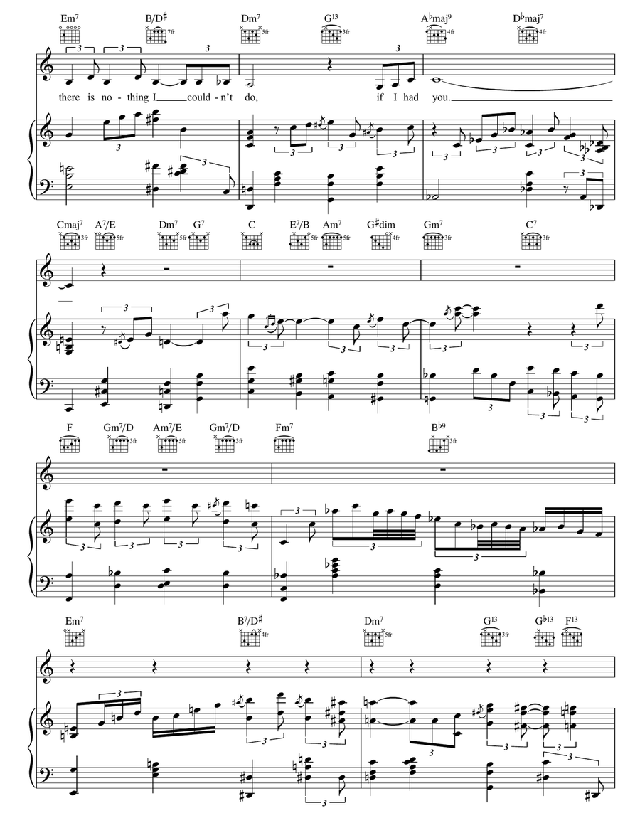 If I Had You If I Had You Piano, Vocal, Guitar scores gallery preview page 4