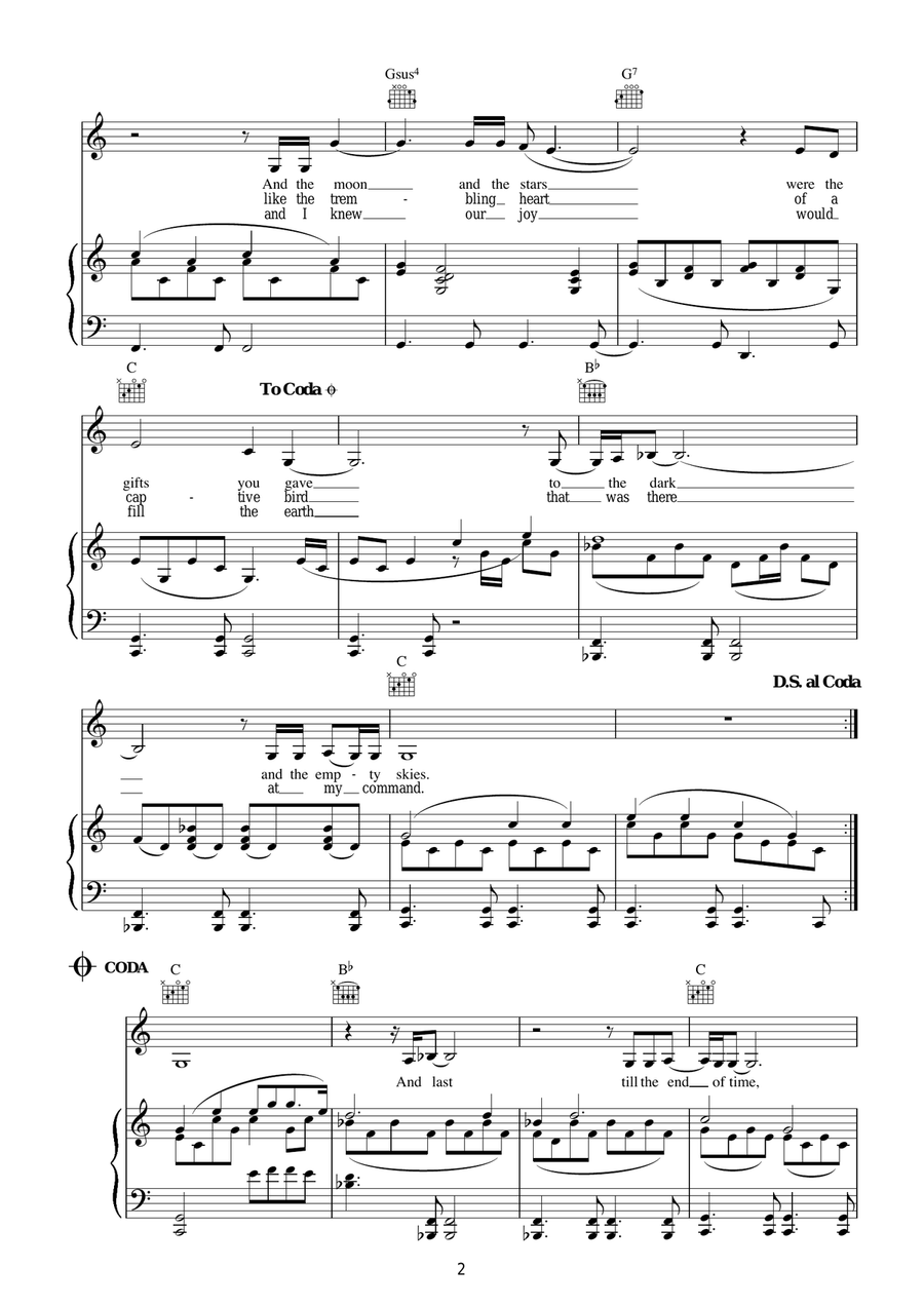 The First Time Ever I Saw Your Face Guitar scores gallery preview page 2