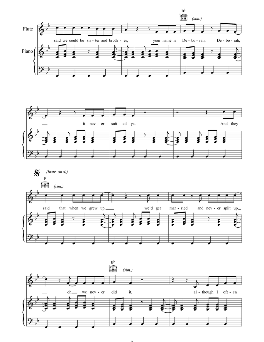 Disco 2000 Disco 2000 Piano, Vocal, Guitar scores gallery preview page 2