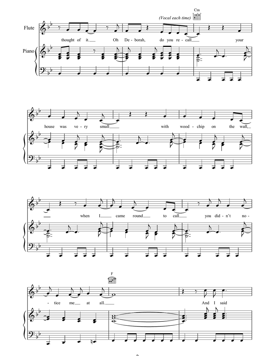 Disco 2000 Disco 2000 Piano, Vocal, Guitar scores gallery preview page 3