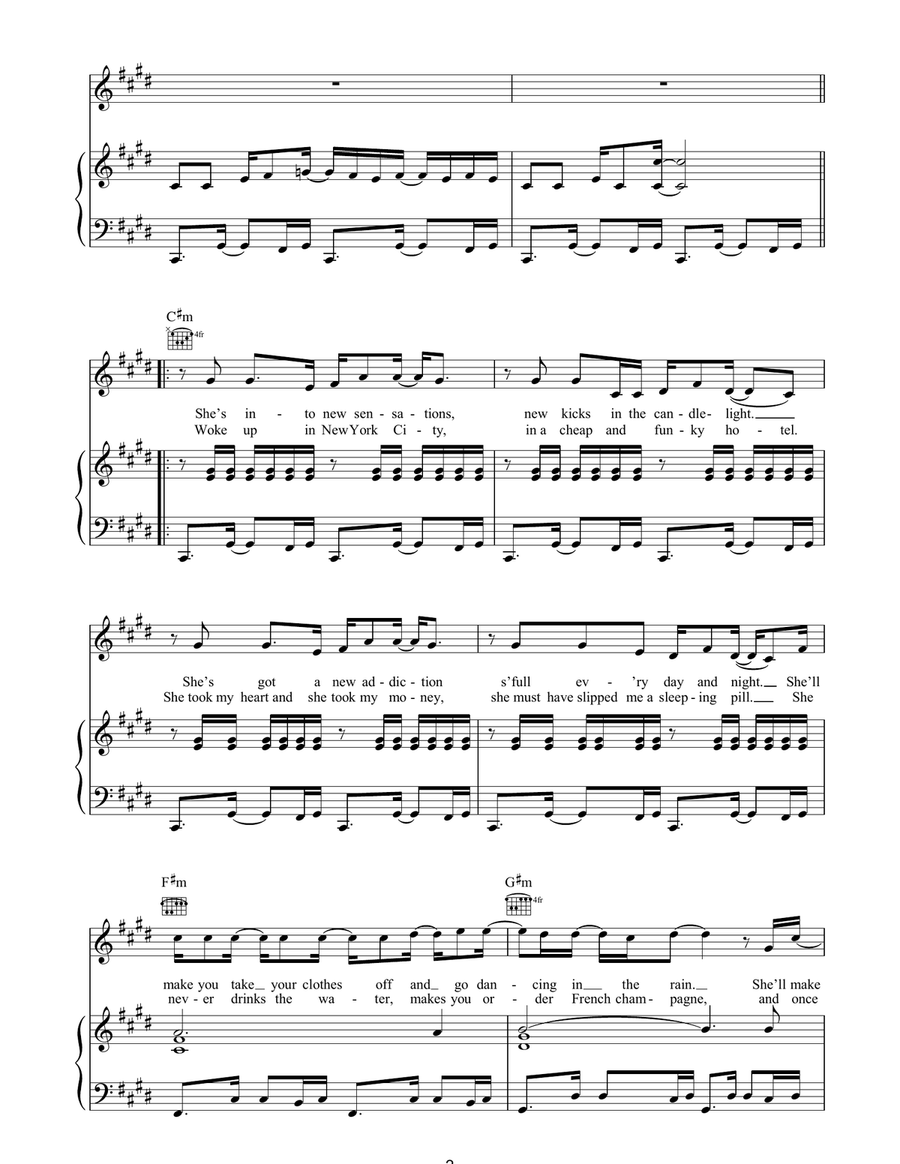 Livin' La Vida Loca Livin' La Vida Loca Acoustic Guitar scores gallery preview page 2