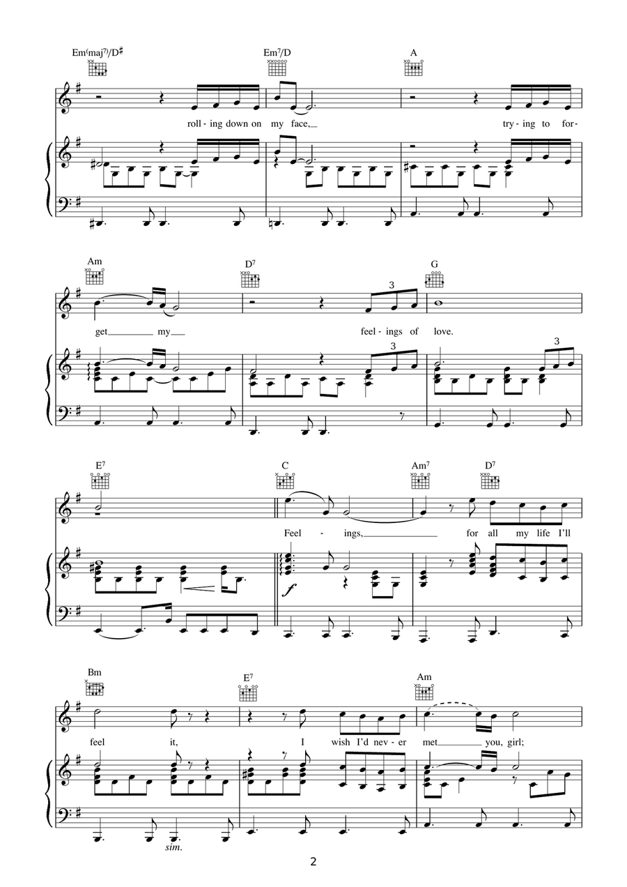 Feelings (Dime) Feelings (Dime) Acoustic Guitar scores gallery preview page 2