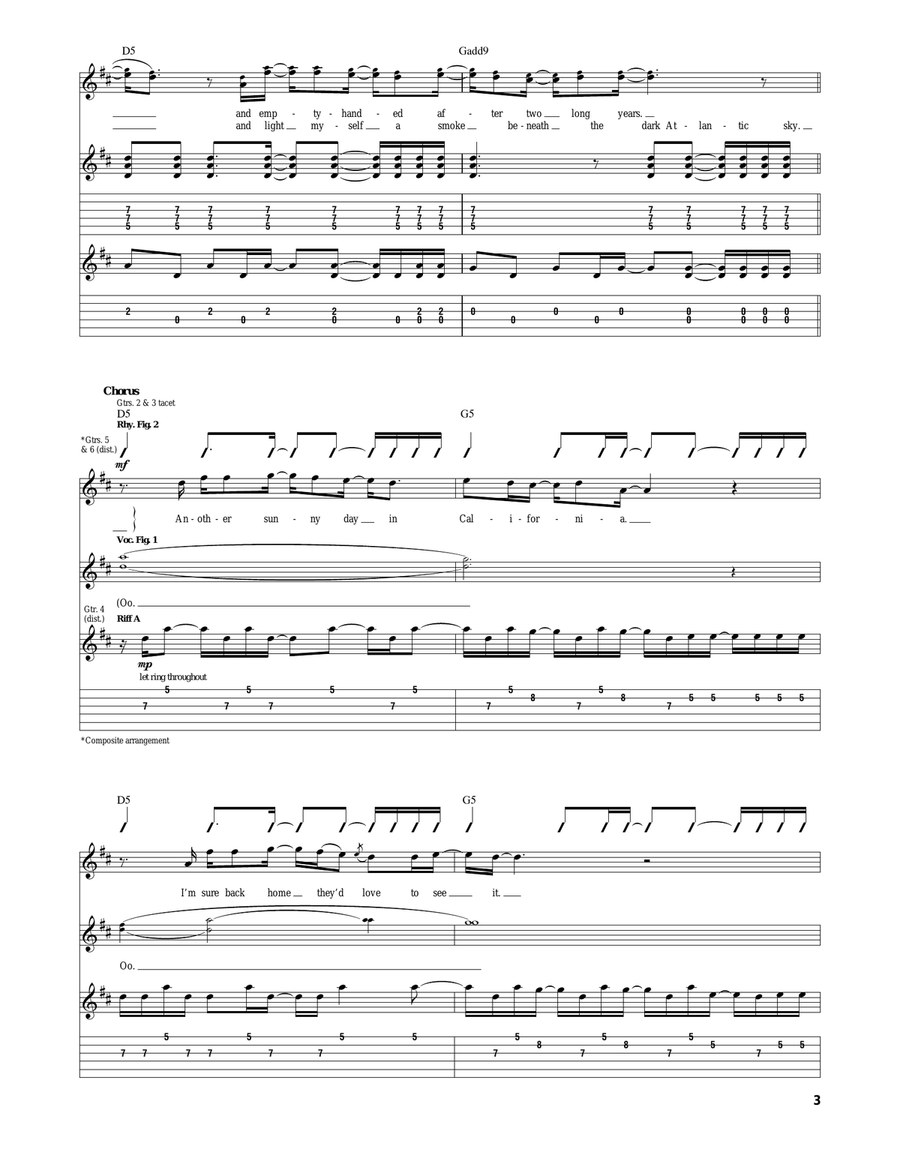 Back Home Back Home Acoustic Guitar scores gallery preview page 3