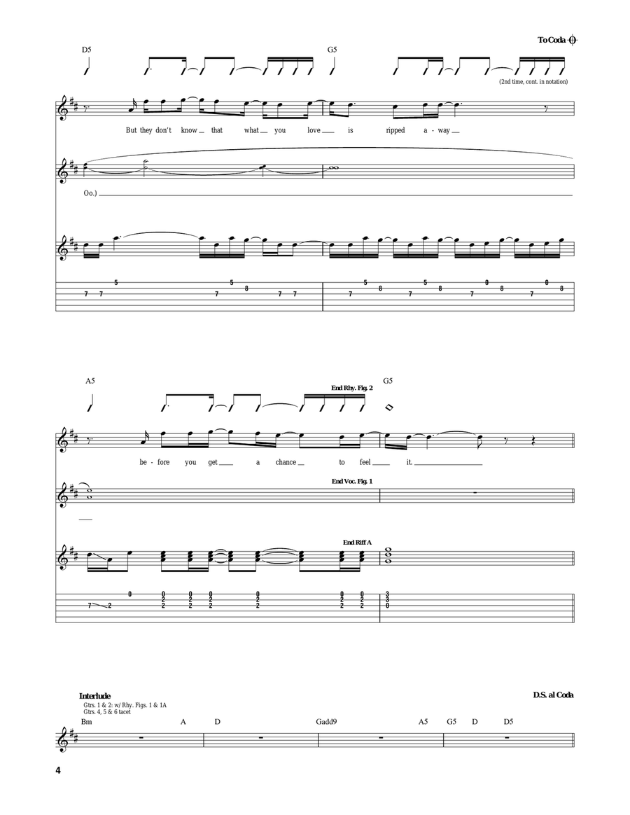 Back Home Back Home Acoustic Guitar scores gallery preview page 4