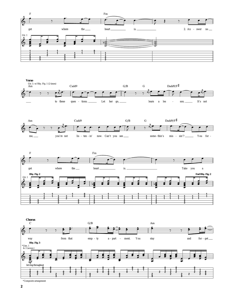 Empty Apartment Empty Apartment Acoustic Guitar scores gallery preview page 2