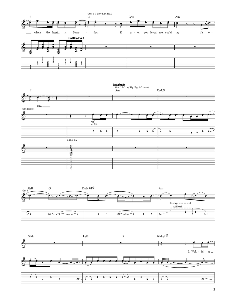 Empty Apartment Empty Apartment Acoustic Guitar scores gallery preview page 3