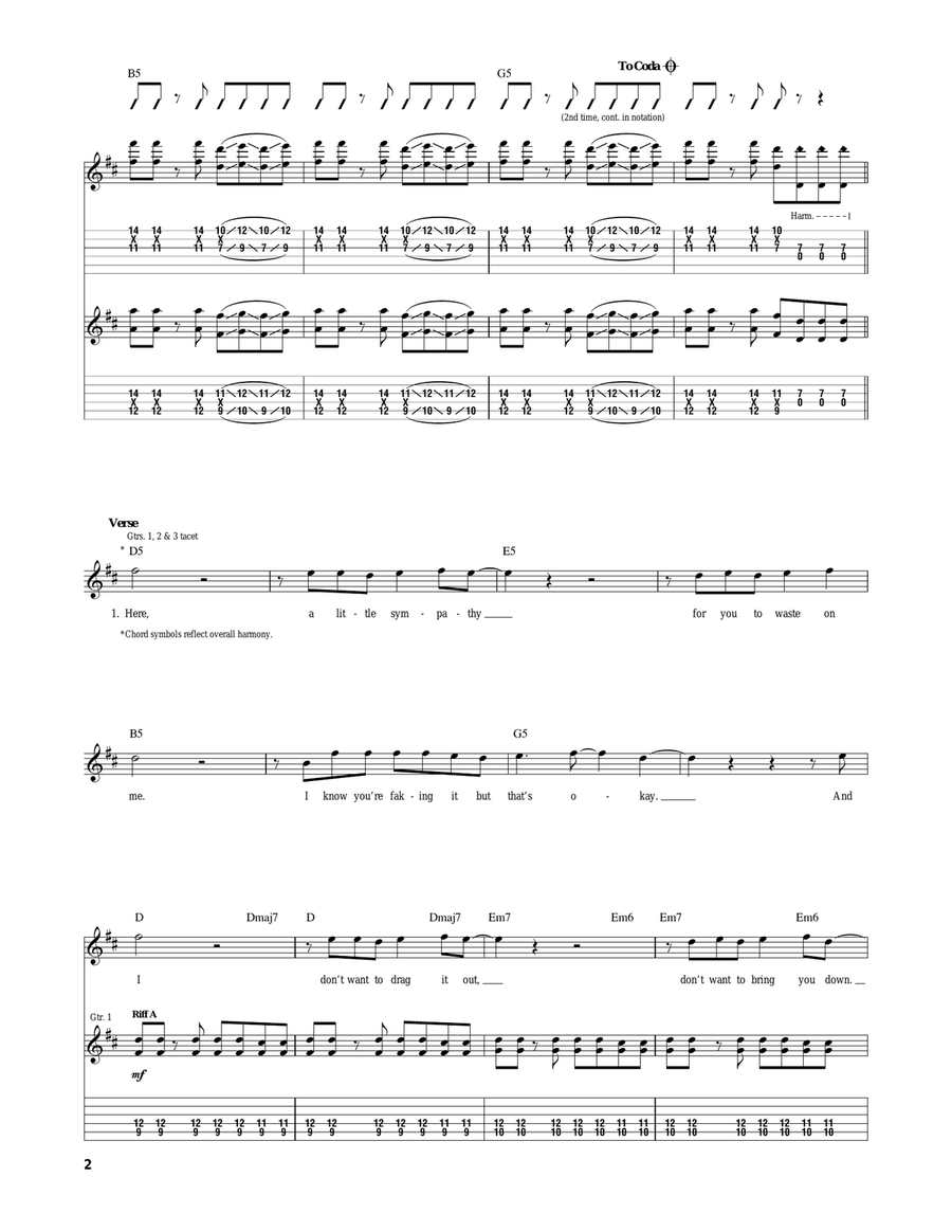 Inside Out Inside Out Acoustic Guitar scores gallery preview page 2