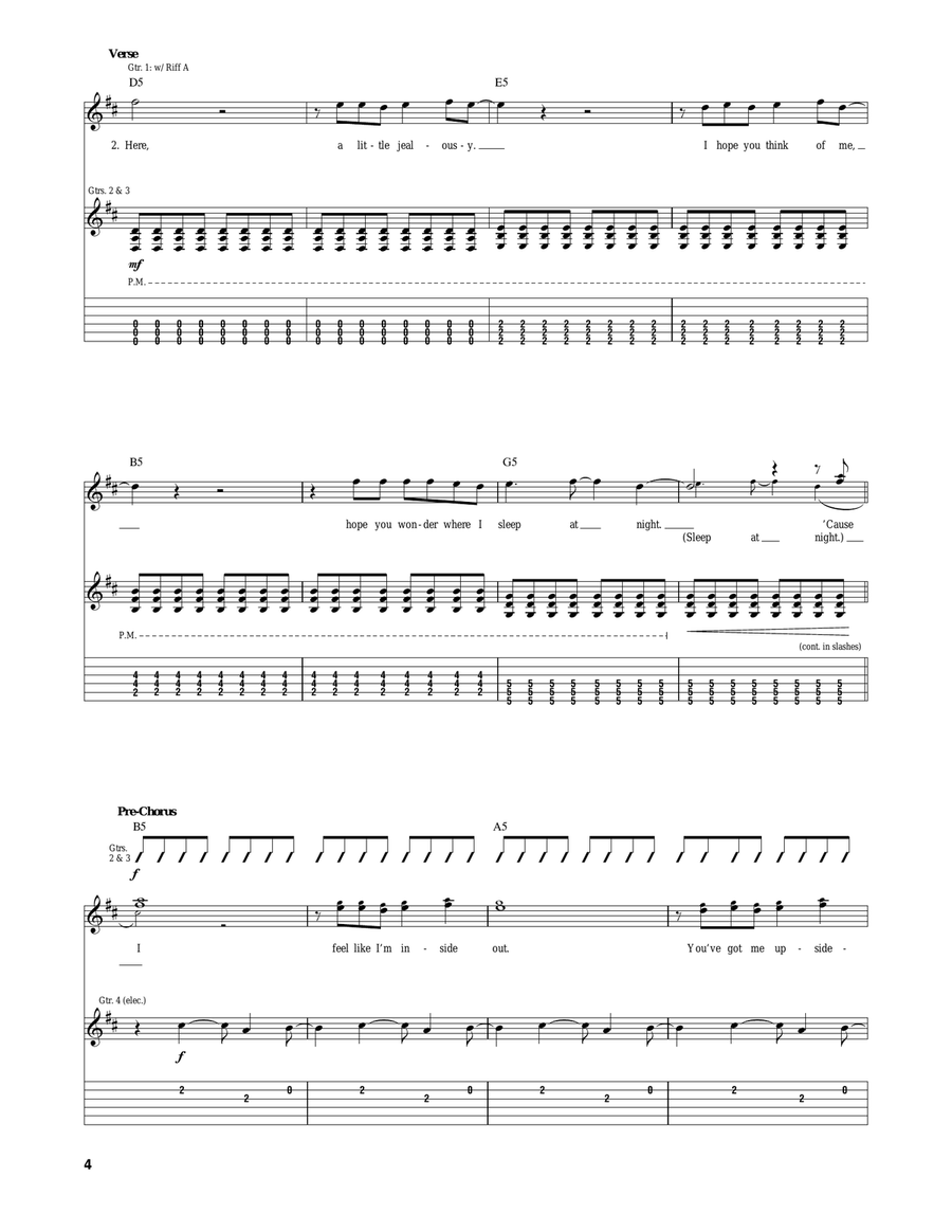Inside Out Inside Out Acoustic Guitar scores gallery preview page 4