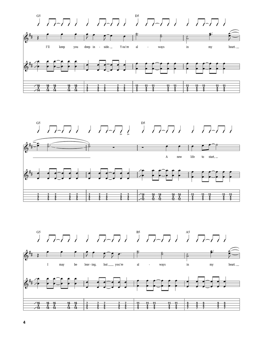 Miles Apart Miles Apart Acoustic Guitar scores gallery preview page 4