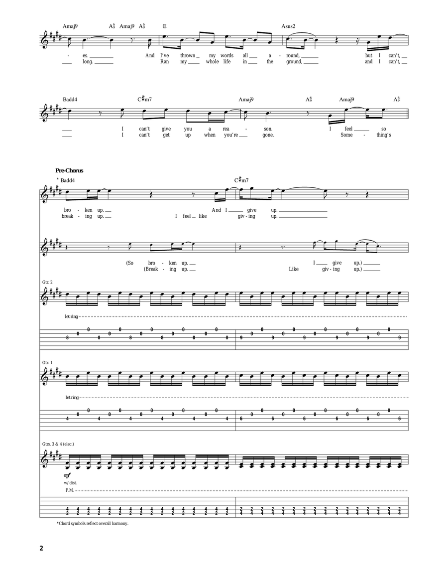 Only One Only One Acoustic Guitar scores gallery preview page 2