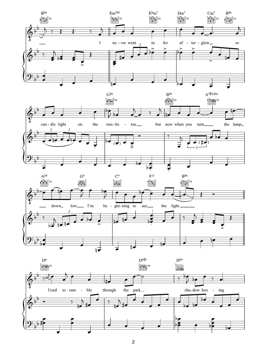 I'm Beginning To See The Light Piano, Vocal, Guitar scores gallery preview page 2