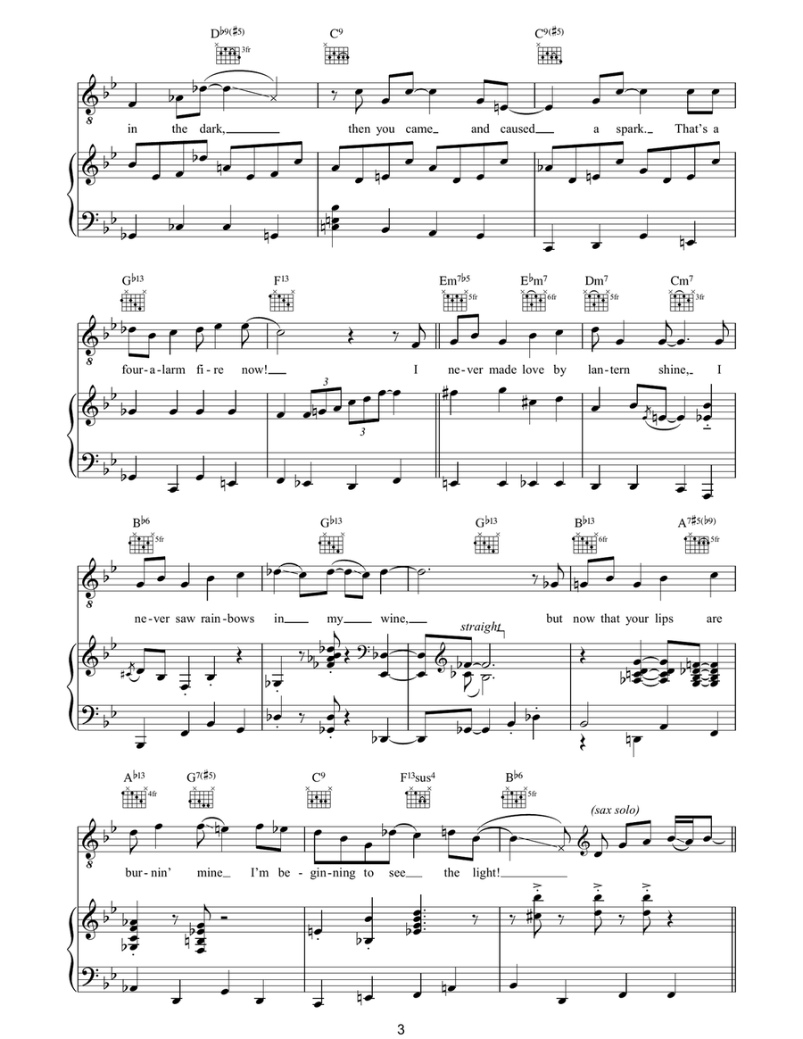 I'm Beginning To See The Light Piano, Vocal, Guitar scores gallery preview page 3