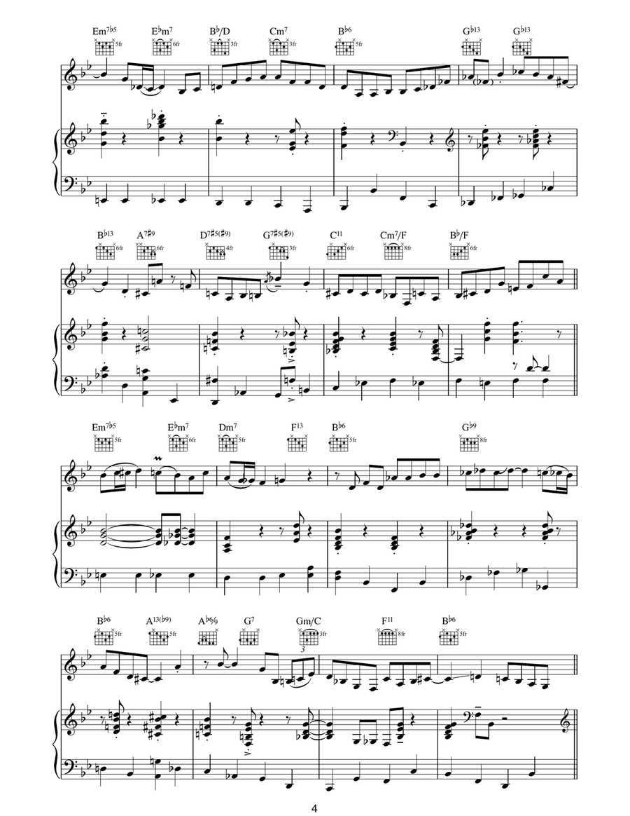I'm Beginning To See The Light Piano, Vocal, Guitar scores gallery preview page 4