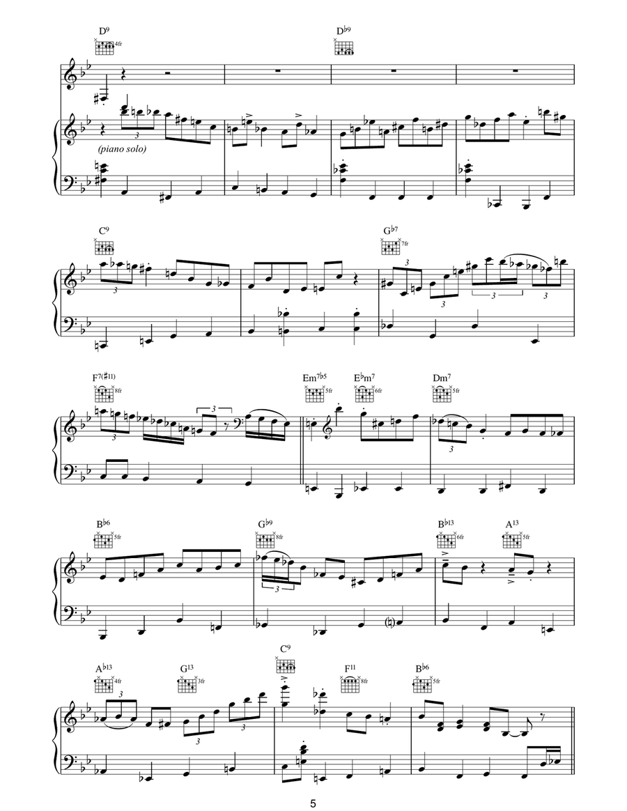 I'm Beginning To See The Light Piano, Vocal, Guitar scores gallery preview page 5