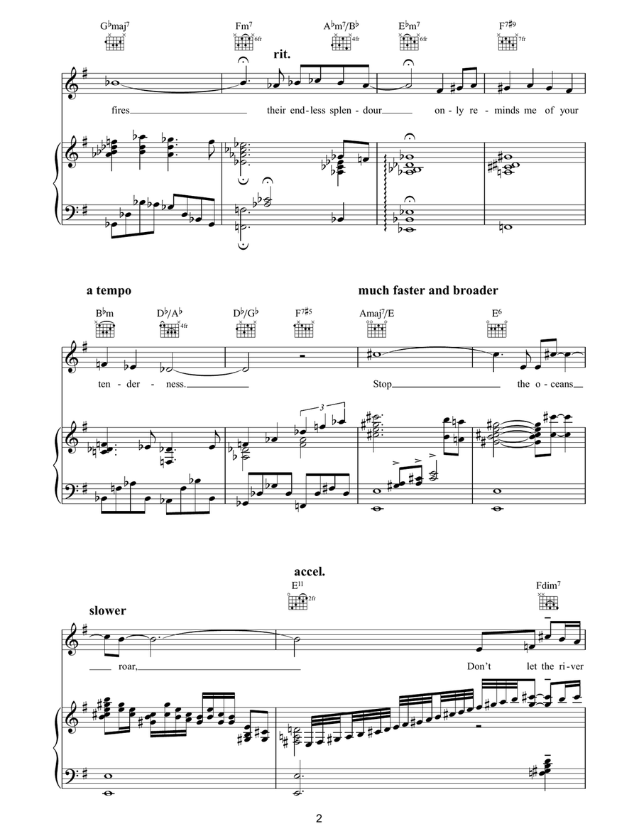 Turn Out The Stars Turn Out The Stars Guitar scores gallery preview page 2