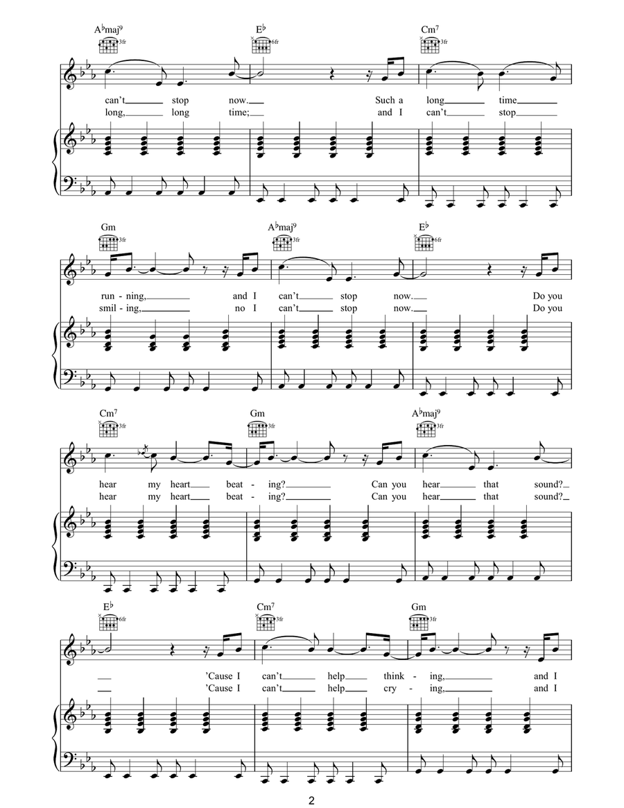 Gravity Gravity Piano, Vocal, Guitar scores gallery preview page 2