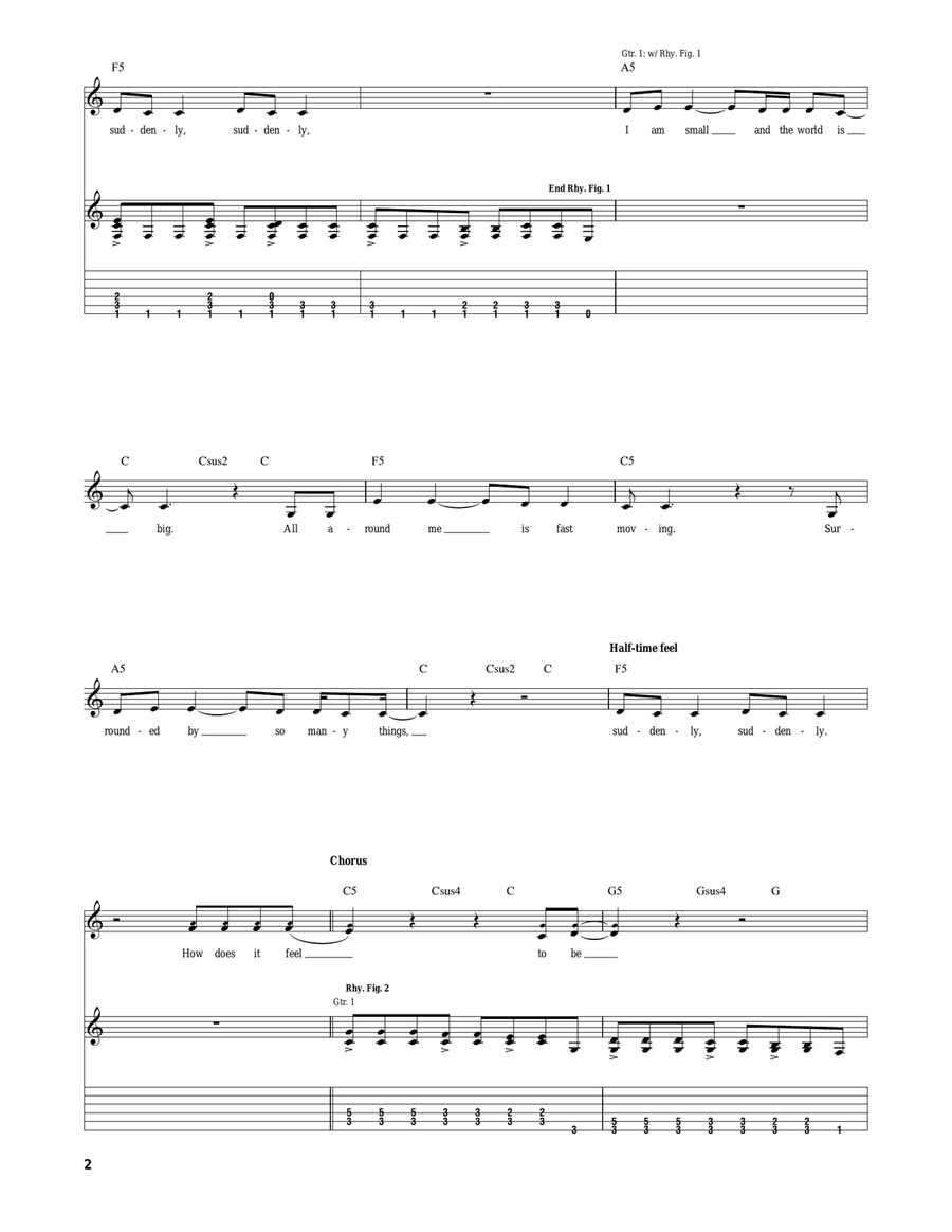 How Does It Feel How Does It Feel Acoustic Guitar scores gallery preview page 2