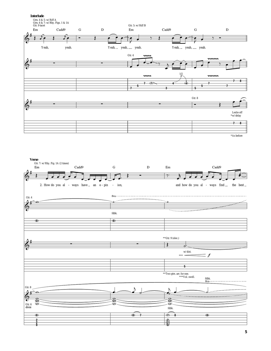 Who Knows Who Knows Acoustic Guitar scores gallery preview page 5