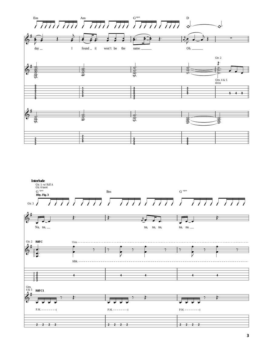 Slipped Away Slipped Away Acoustic Guitar scores gallery preview page 3