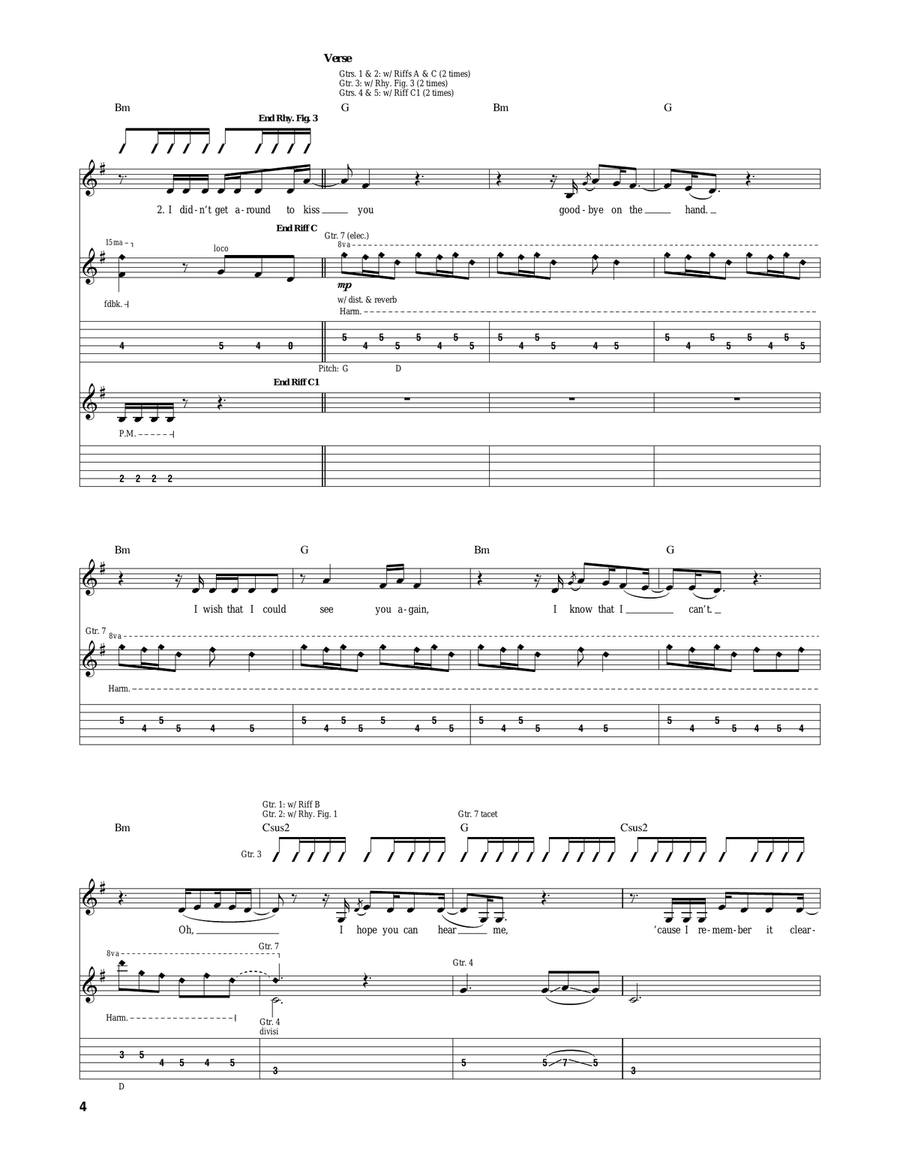 Slipped Away Slipped Away Acoustic Guitar scores gallery preview page 4