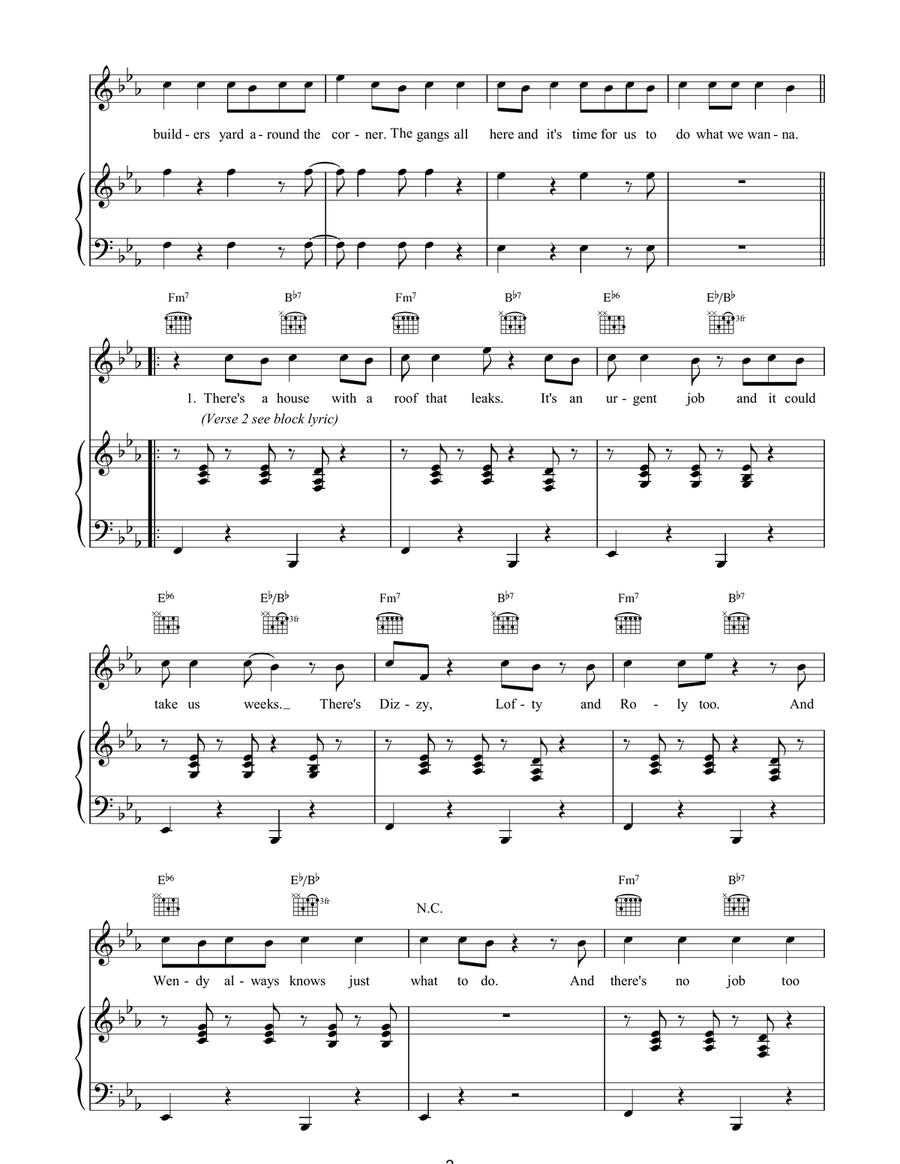 Mambo No. 5 (A Little Bit Of...) Acoustic Guitar scores gallery preview page 2