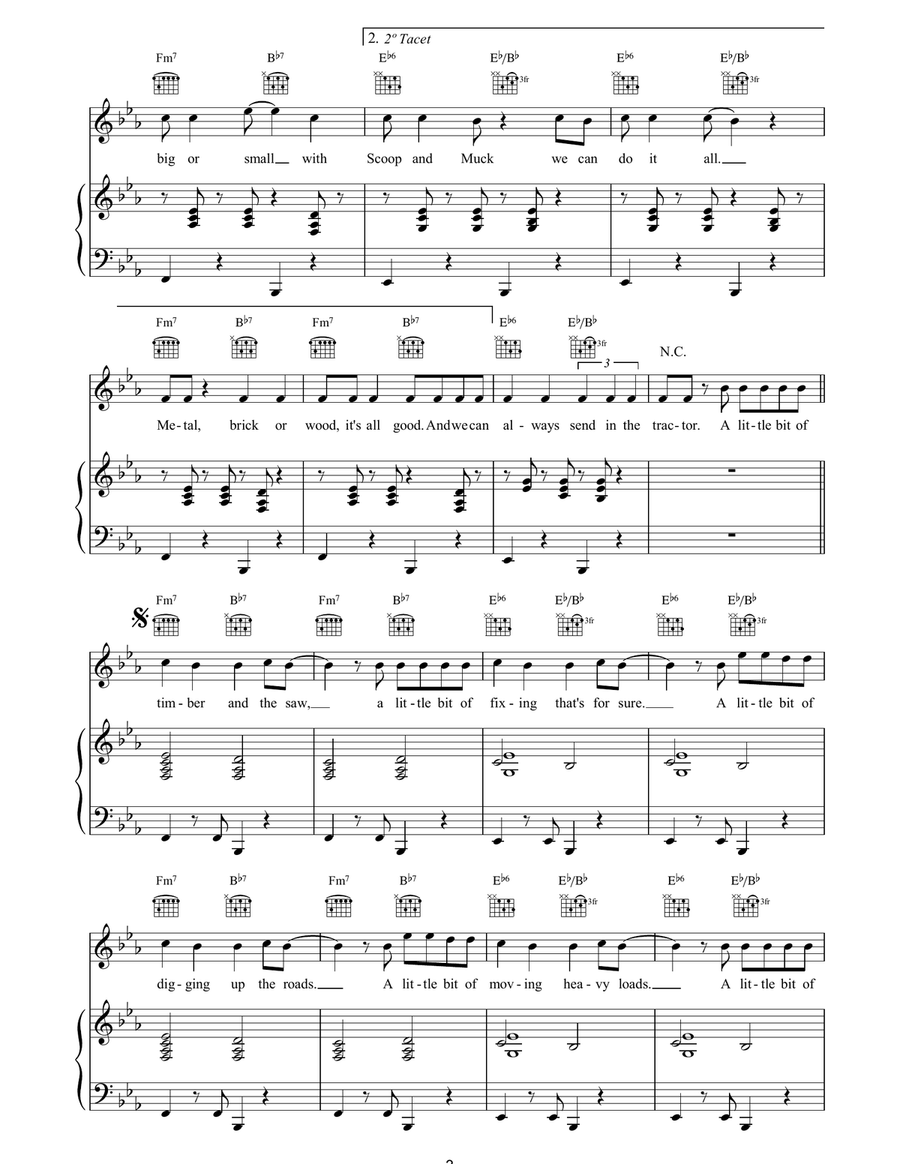 Mambo No. 5 (A Little Bit Of...) Acoustic Guitar scores gallery preview page 3