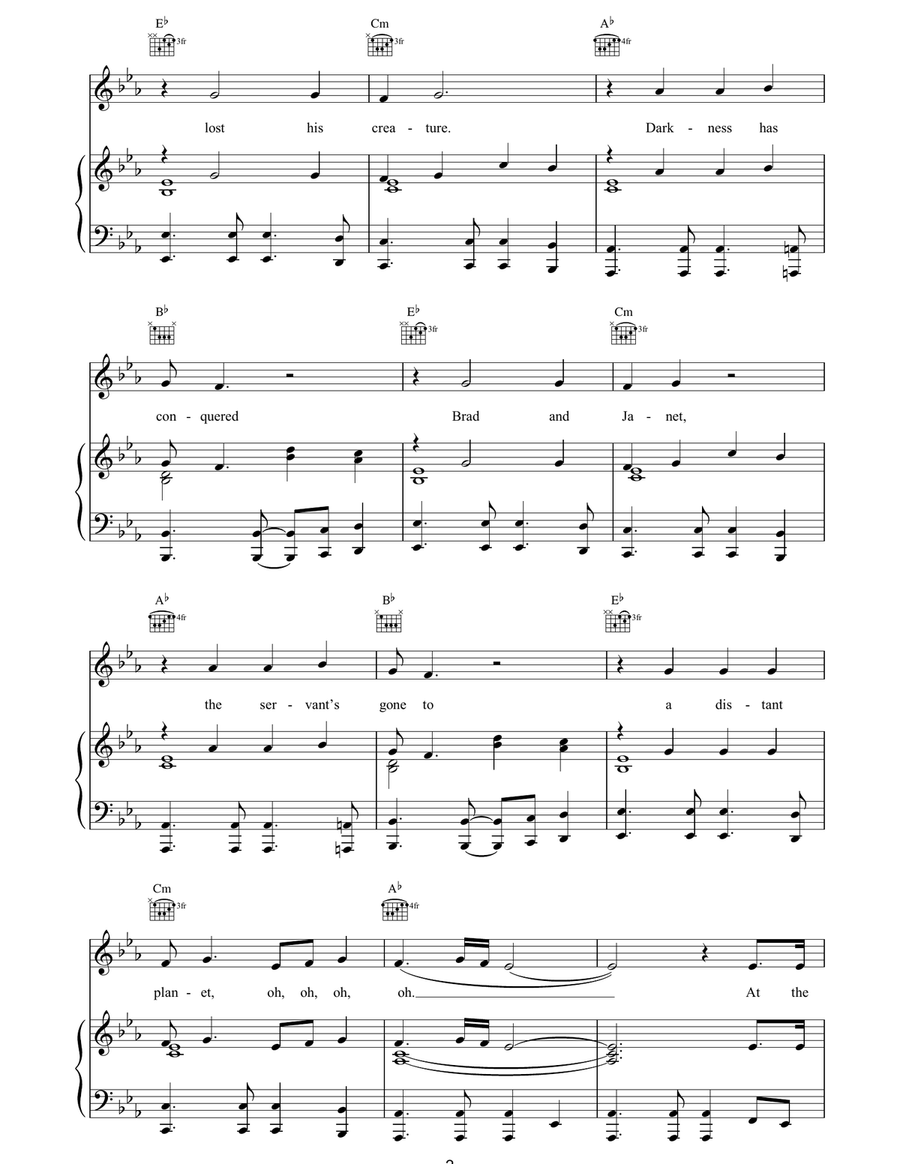 Science Fiction / Double Feature (Reprise) Guitar scores gallery preview page 2
