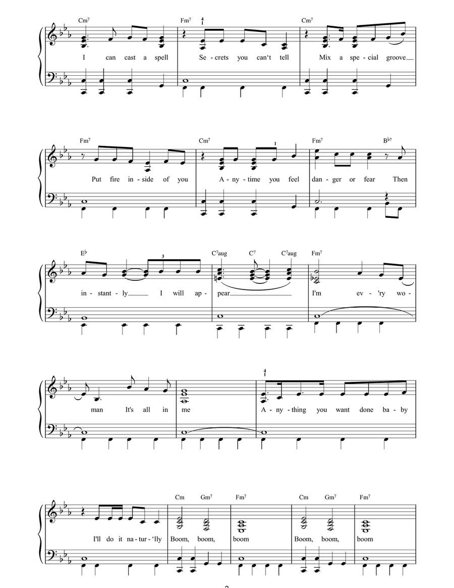 I'm Every Woman I'm Every Woman Voice scores gallery preview page 3