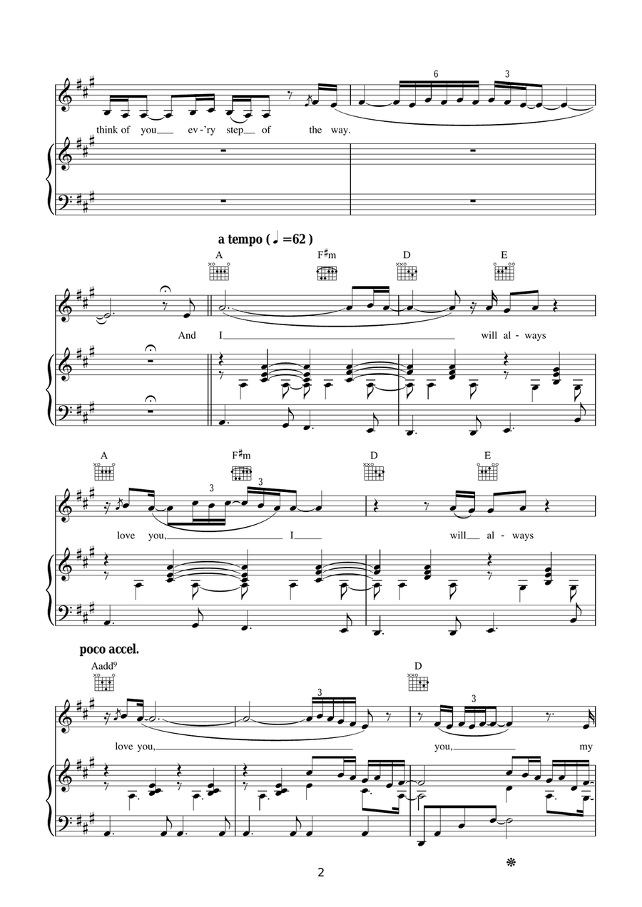I Will Always Love You I Will Always Love You Acoustic Guitar scores gallery preview page 2