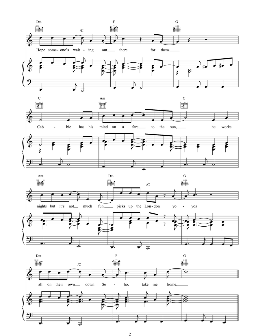Best Days Best Days Piano, Vocal, Guitar scores gallery preview page 2