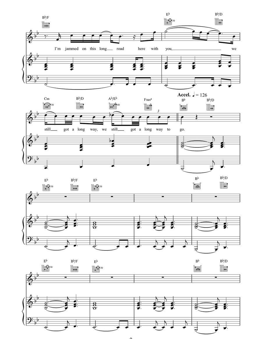 Day's Gone Down Day's Gone Down Piano, Vocal, Guitar scores gallery preview page 2