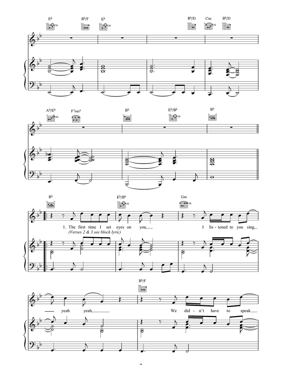 Day's Gone Down Day's Gone Down Piano, Vocal, Guitar scores gallery preview page 3