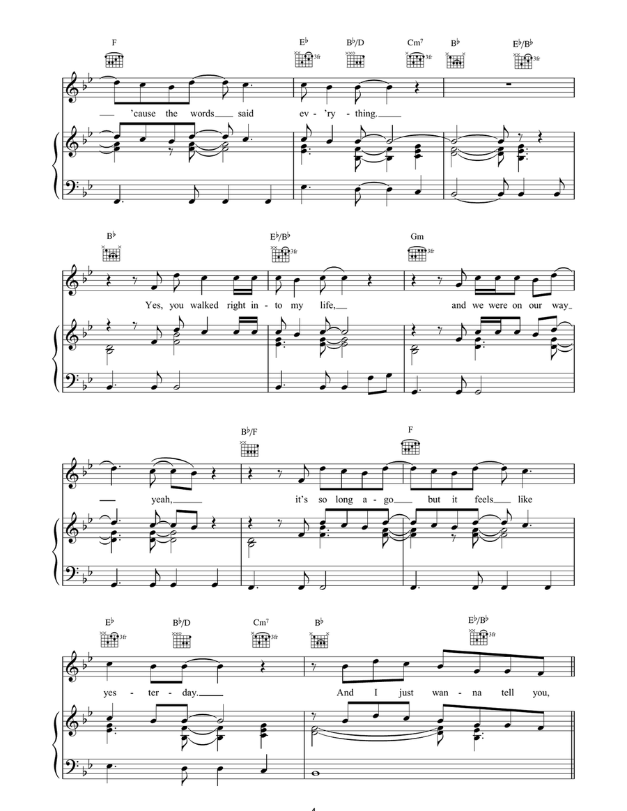 Day's Gone Down Day's Gone Down Piano, Vocal, Guitar scores gallery preview page 4