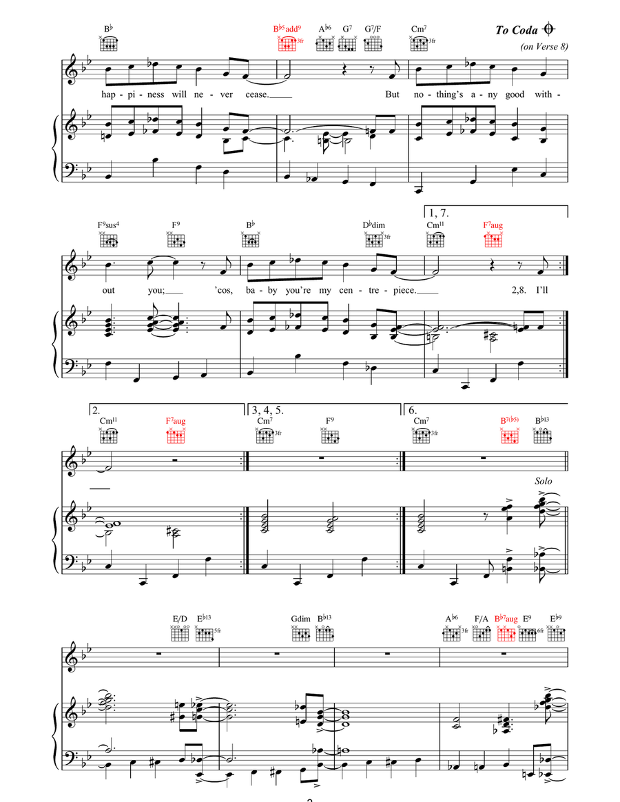 Centerpiece / Blues Backstage Acoustic Guitar scores gallery preview page 2