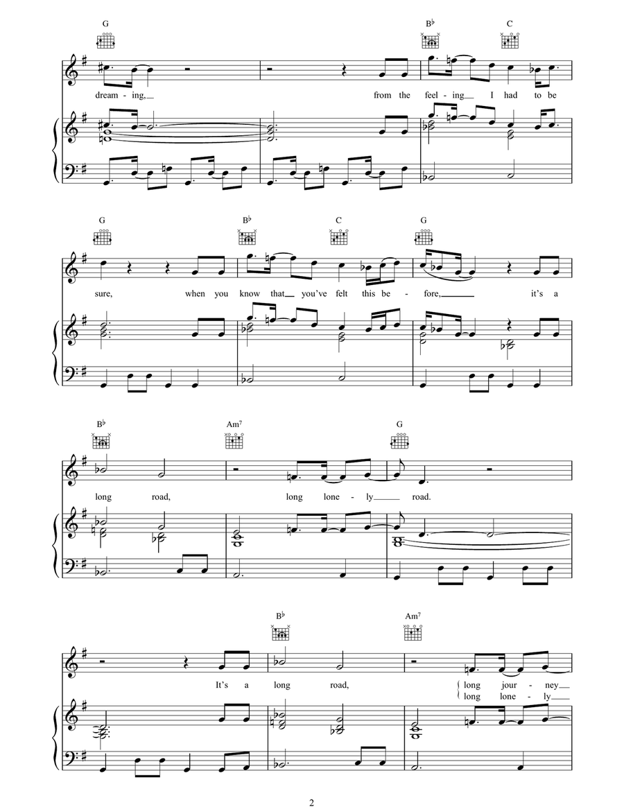 Hollow Man (Part 2) Hollow Man (Part 2) Piano, Vocal, Guitar scores gallery preview page 2