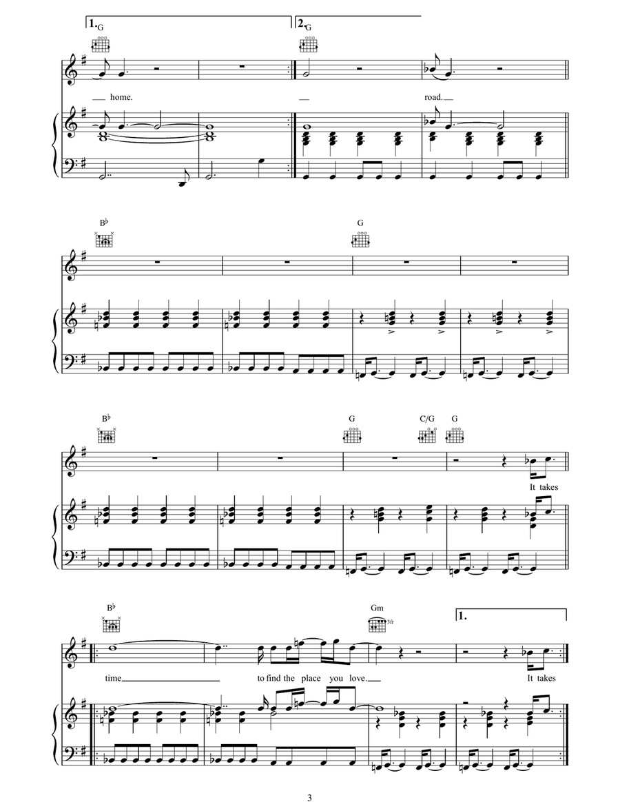 Hollow Man (Part 2) Hollow Man (Part 2) Piano, Vocal, Guitar scores gallery preview page 3