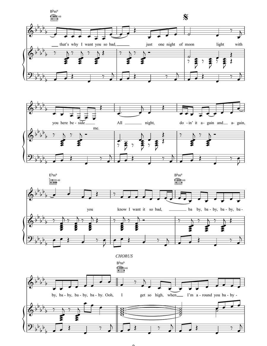 You're Makin' Me High You're Makin' Me High Piano, Vocal, Guitar scores gallery preview page 2